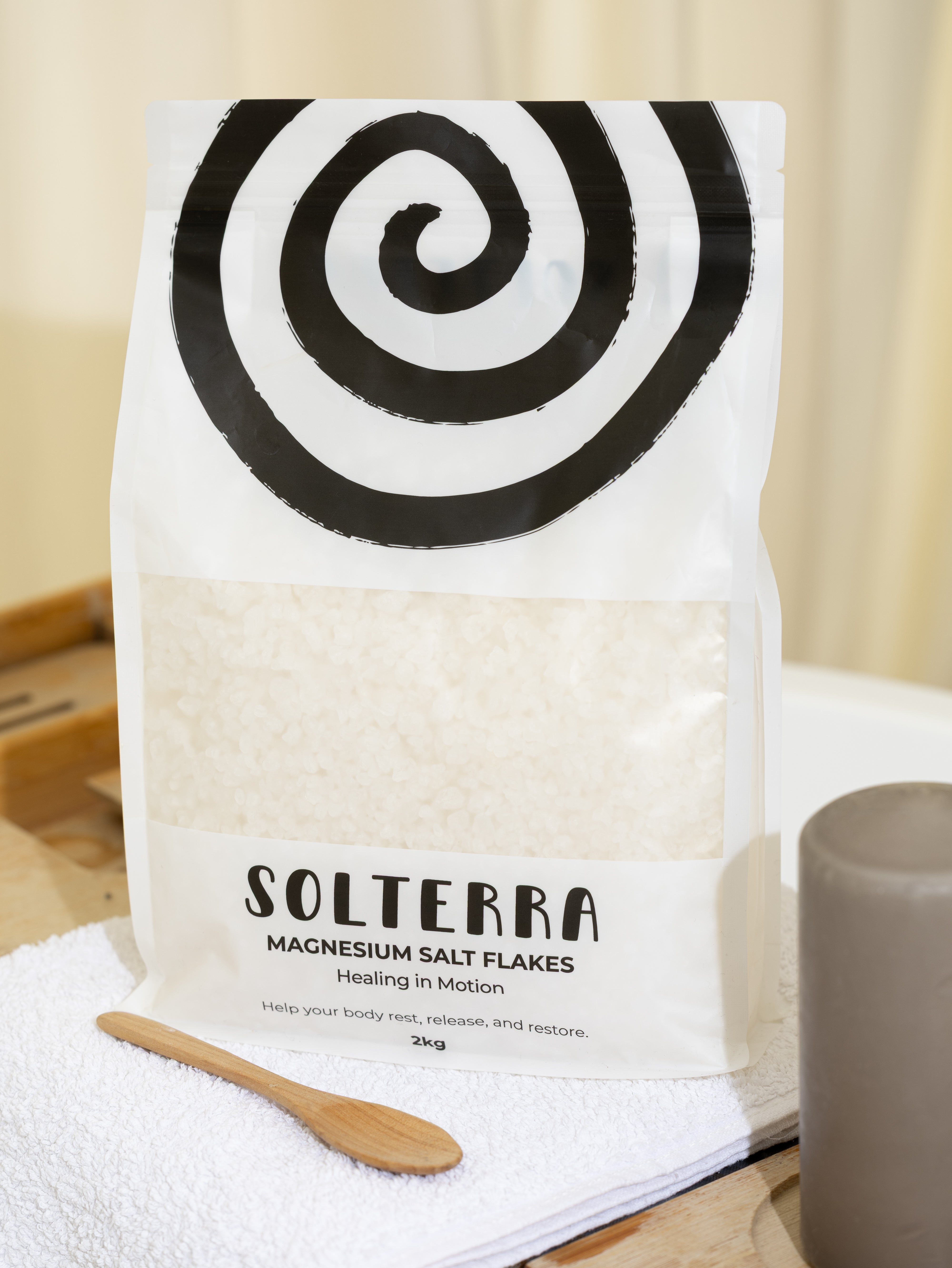 Magnesium Salt Flakes (2Kg Bag)