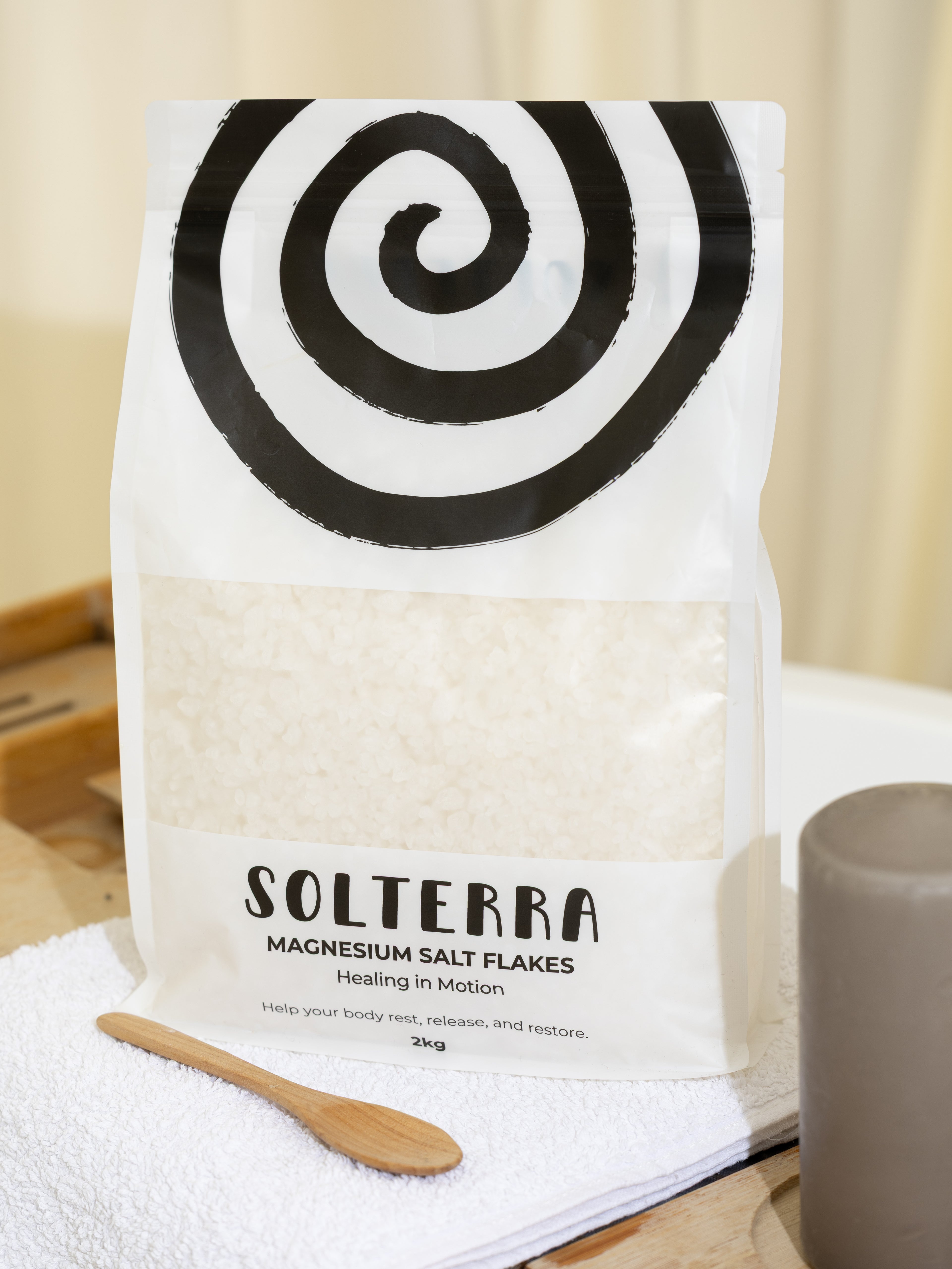 Magnesium Salt Flakes (2Kg Bag)